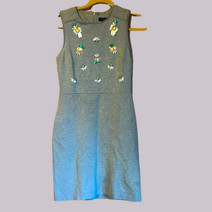 Banana Republic embellished dress Grey Sz 2